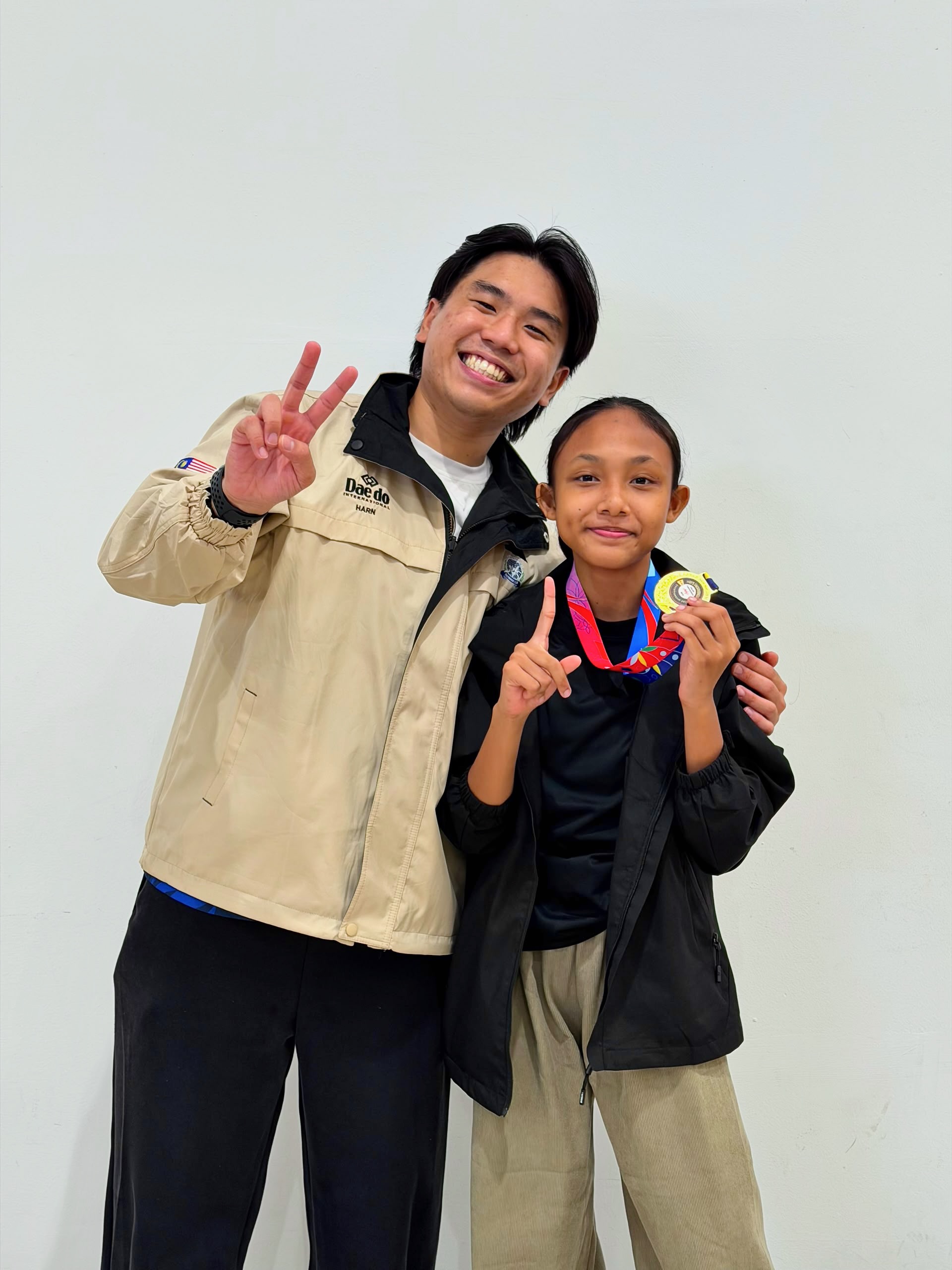 Adelia, Gold medalist at Moi's Invitational Taekwondo Championship 2026