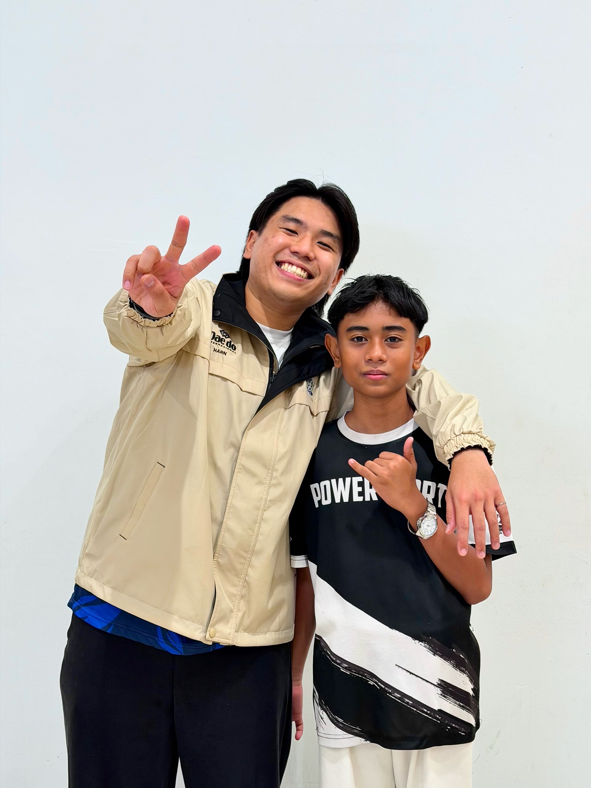 Power Sport coach and student
